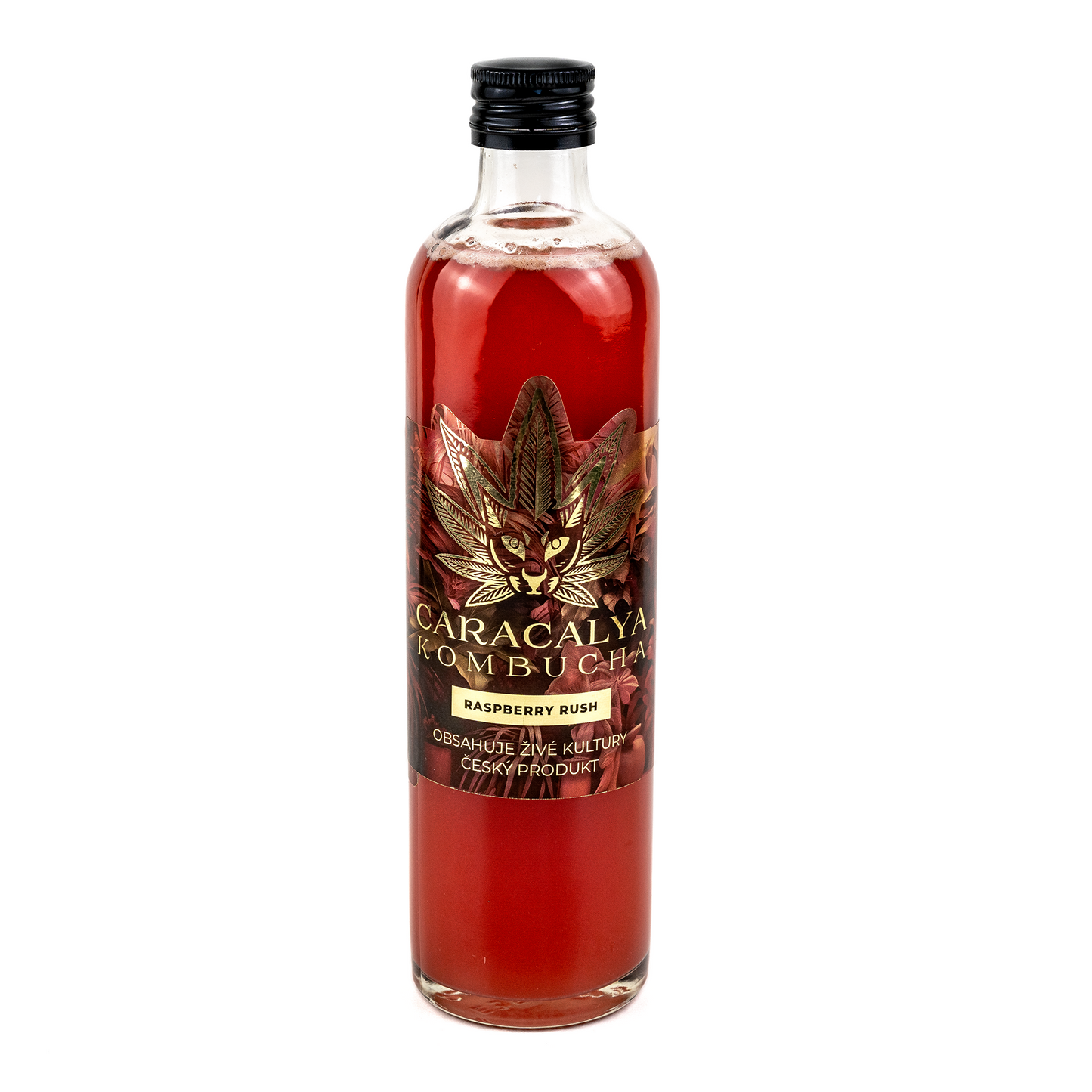 Caracalya Kombucha Raspberry rush 700ml (Raspberry, Lime)