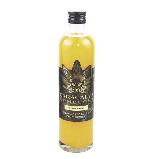 Caracalya Kombucha CITRUS SPICE 700ml (Lemon, Ginger)